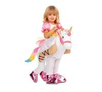 My Other Me - Costume da unicorno per bambina con pantaloni con personaggio in bianco e rosa taglia 3-4 anni Distribuisci magia e gioia ad ogni passo nella tua prossima festa.