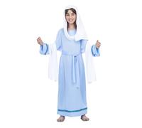 My Other Me Costume da Vergine Maria Blu per Bambina S-(5/6 Anni)