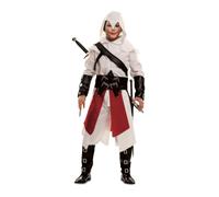 My Other Me - Costume Killer Bambino, taglia 5-6 anni. Include cappuccio, camicia e pantaloni bianchi, gonna rossa e bianca, tracolla, cintura e bracciali neri e parastinchi con fibbie argentate.