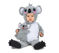 My Other Me - Costume koala bianco grigio bebè unisex taglia 7-12 mesi