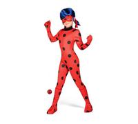 My Other Me - Costume Ladybug bambina nero rosso taglia 9-11 anni bambini