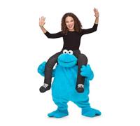 My Other Me - Costume mostro dei biscotti per bambini, taglia unica. Include pantaloni a forma di personaggio, simulando che porta il bambino alle spalle.