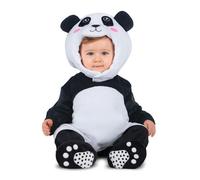 Costume per Neonati My Other Me Panda 4 Pezzi - Taglia: 7-12 Mesi