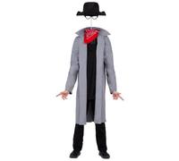 MY OTHER ME - Costume Per Adulti L'uomo Invisibile Taglia Unica (6 Pezzi)