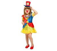 My Other Me - Costume per bambina di Pagliasa con vestito, cappello e papillon nei colori rosso e giallo taglia 12-24 mesi Aggiungi un tocco di divertimento a qualsiasi celebrazione!