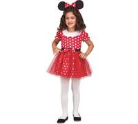 My Other Me - Costume per bambina di topolino bambino bambina con vestito e copricapo in rosso taglia 3-4 anni Trasforma ogni occasione in un racconto magico!