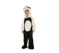 My Other Me - Costume pigiama Panda con tuta con cappuccio in bianco e nero per bambino unisex taglia 3-4 anni Cattura sguardi con la tua tenerezza tra la folla!