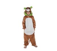 My Other Me - Costume pigiama Tigre per bambini unisex con tuta con cappuccio in arancione e bianco taglia 7-9 anni. Perfetto per giocare e immaginare avventure selvagge