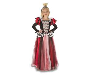 My Other Me - Costume Regina di Cuori bambina taglia 10-12 anni per bambini | Include abito e copricapo rossi e neri