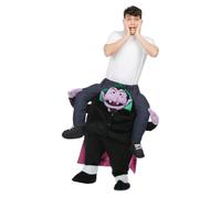 My Other Me - Costume unisex adulto di Conde Draco con pantaloni con personaggio in nero e mantello taglia unica (da XS a XL). Sorprendi con un divertente stile vampiro alla tua prossima festa.
