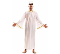 My Other Me - Costume unisex per adulti Angelo bianco con tunica con ali taglia ML. Perfetto per abbagliare con luce celeste a feste ed eventi speciali