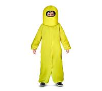 My Other Me - Costume unisex per bambini con equipaggio spaziale Videogioco in giallo con tuta con tasche e zip e casco spaziale taglia 10-12 anni. Ideale per esplorare mondi sconosciuti