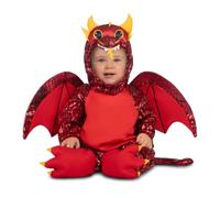 My Other Me - Costume unisex per bambini Drago rosso con cappello, scimmia, ali, coda e scarpine taglia 12-24 mesi Lascia che l'immaginazione del tuo piccolo voli in alto.