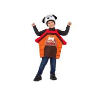 My Other Me - Costume unisex per casa del cane. Include abito con spalline e cappello marrone per bambino taglia 3-4 anni. Un tocco di tenerezza in qualsiasi festa a tema