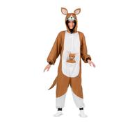 My Other me Costume Per Adulti My Other Me 3 Pezzi Canguro Marrone Taglia:xs/s/m