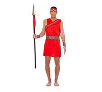 MY OTHER ME FUN COMPANY SL Costume da Masai rosso per uomo - M/L