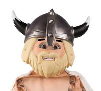 My Other Me - Maschera unisex adulto Charlie giallo e grigio collezione Playmobil. Perfetto per aggiungere un tocco divertente ed epico al tuo look festivo