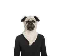 My Other Me - Maschera unisex adulto di cane carlino giallo carlino Un accessorio scioccante per dare un tocco selvaggio e divertente al tuo personaggio alla festa