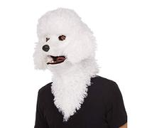 My Other Me - Maschera unisex adulto di Cane Poodle Barboncino bianco. Un accessorio divertente per dare un tocco originale a qualsiasi festa in maschera