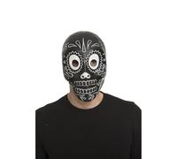 My Other Me - Maschera unisex per adulti scheletro giorno dei morti nero. Un tocco misterioso per intensificare il tuo stile in serate a tema e feste buie