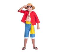 Costume luffy con licenza ufficiale disponibile in diverse taglie