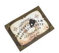 My Other Me - Quadro ouija bianco con movimento, luce e suono 31 x 22 x 8 cm con batterie 3 x AAA incluse. Un dettaglio inquietante per ambientare le tue notti di terrore