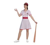 My Other Me Vintage Baseball Player Costume for Adult Various Sizes