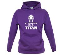 My Other Ride È Un Titan - Bambini Felpa con Cappuccio Titanfall Gioco Regalo