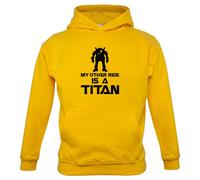 My Other Ride È Un Titan - Bambini Felpa con Cappuccio Titanfall Gioco Regalo