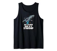 My Other Ride Is A Starship Funny Sci-Fi Space Design Canotta