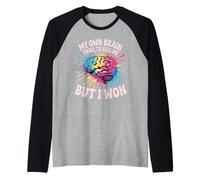 My Own Brain Tried To Kill Me But I Won Salute dell'ictus - Maglia con Maniche Raglan