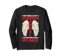 My Papa Is My Guardian Angel He Watches Over My Back - Maglia a Manica