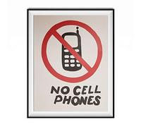 My Party Shirt No Cell Phones Luke's Diner Poster Gilmore Girls TV Show Gift Restaurant Sign