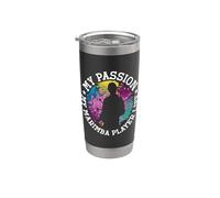 My Passion My Marimba Strumento a percussione Suonatore di marimba Bicchiere termico in acciaio inox doppia parete