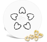 MY Pasta - Accessorio per pasta, trafila per cuori rigati adatta per Philips Pasta Maker Avance, per pasta fatta in casa