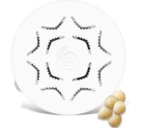 MY PASTA - Conchiglie Rigate S - Trafile a disco macchina pasta | Trafila per pasta avanzata per macchina per pasta fatta in casa, compatibile con macchina per pasta Philips serie 7000