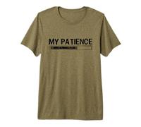 My Patience Loading Bar Sarcastic Funny Humor Maglietta Premium