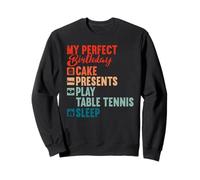 My Perfect Birthday Cake Presents Sleep Play Table Tennis Felpa