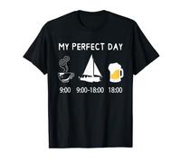 MY PERFECT DAY sailing sailboat T-shirt for sailors Maglietta