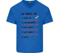 My Perfetto Giorno Be The Best Mum Mamma Giorno Uomo Scollo A V Cotone T-Shirt