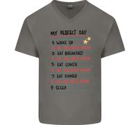 My Perfetto Giorno Be The Best Mum Mamma Giorno Uomo Scollo A V Cotone T-Shirt