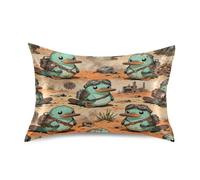 My Pillow - Federa per cuscino da viaggio con anatra avventurosa, in cotone, 50,8 x 76,2 cm