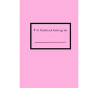 My Pink Notebook: Aesthetic Notebook for Girls & Teens: A Pretty Pink Notebook for Everyday Writing