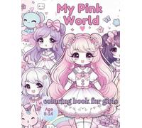 my pink world colouring book for girls