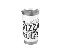My Pizza My Rules Italiano e Formaggio Bicchiere termico in acciaio inox doppia parete