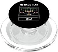 My Plan Game Funny Football Food Chart X e O Diagramma PopSockets PopGrip per MagSafe