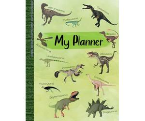 My Planner - Homeschool Student Undated Weekly Dinosaur Planner: 52 Week, 8 Subject with Habit Tracker