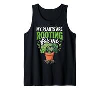 My Plants Are Rooting for Me Giardiniere Botanico Canotta