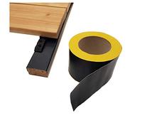 My Plast Entkopplungsband für den Terrassenbau Protettivo per terrazze - Nastro Adesivo in Legno, Nero, 1 Rolle (Gesamt 10 Meter)