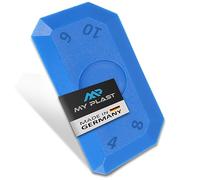 My Plast Piastra per fughe n. 3, blu, estrattore in silicone per fughe dritte (4/8/9/10 mm), estrattore per fughe uniformi e lineari, made in Germany, 1 pezzo